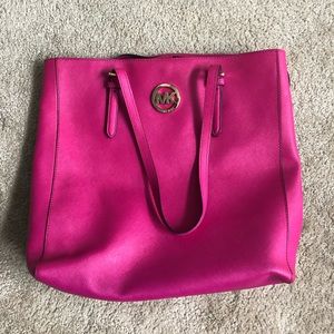 Fuchsia Michael Kors Tote